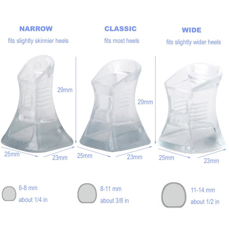 Footful 5 Pair of High Heel Shoes Heel Protectors Heel