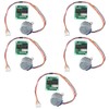 AllGIFT 5pcs Stepper Motor Driver with 5V Drive Board Portable