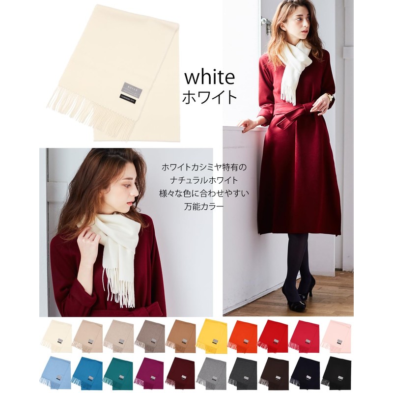 BUYER FT30La Scarf, 100% Pure Cashmere, For Men and Women,