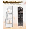 JUWEVAZU Window Master Switch and Bezel Driver Side Fit for