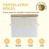 HOME PALETTE Extra Large Bread Box for Kitchen Countertop Corner