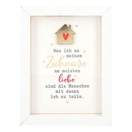 Depesche 11626-003 Photo Frame with Compliment, Small Decorative Frame with Pretty Saying, Approx. 12 x 9 x 1.9 cm, Ideal as a Gift or a Little Present