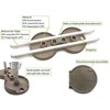 STYYL Set of 2 Universal Drip Rack for 4 Bottles,