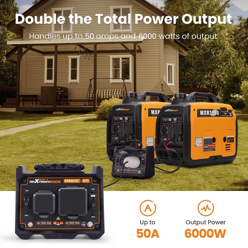 maXpeedingrods Generator Parallel Kit with 120V 30A, 120V 50A Outlets