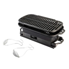 Lodge Sportsman's Pro Charcoal Grill Black