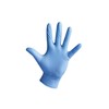 SousVideTools 100 Pieces Medical Nitrile Gloves, Blue Disposable Gloves Large,
