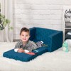 ALIMORDEN 2-in-1 Flip Out Comfy Toddler Couch, Lovely Kids Chair