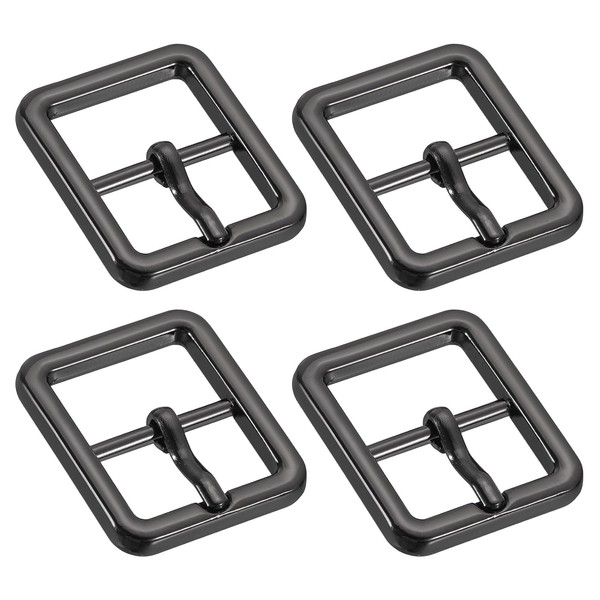 sourcing map Metal Roller Buckle, 4Pcs 0.75 Inch Single Prong