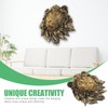 Veemoon Lightweight Lion Head Wall Decor Lion Head Wall Mount