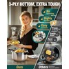 WantJoin Pressure Cooker, 6 Quart Stainless Steel Pressure Canner, Induction