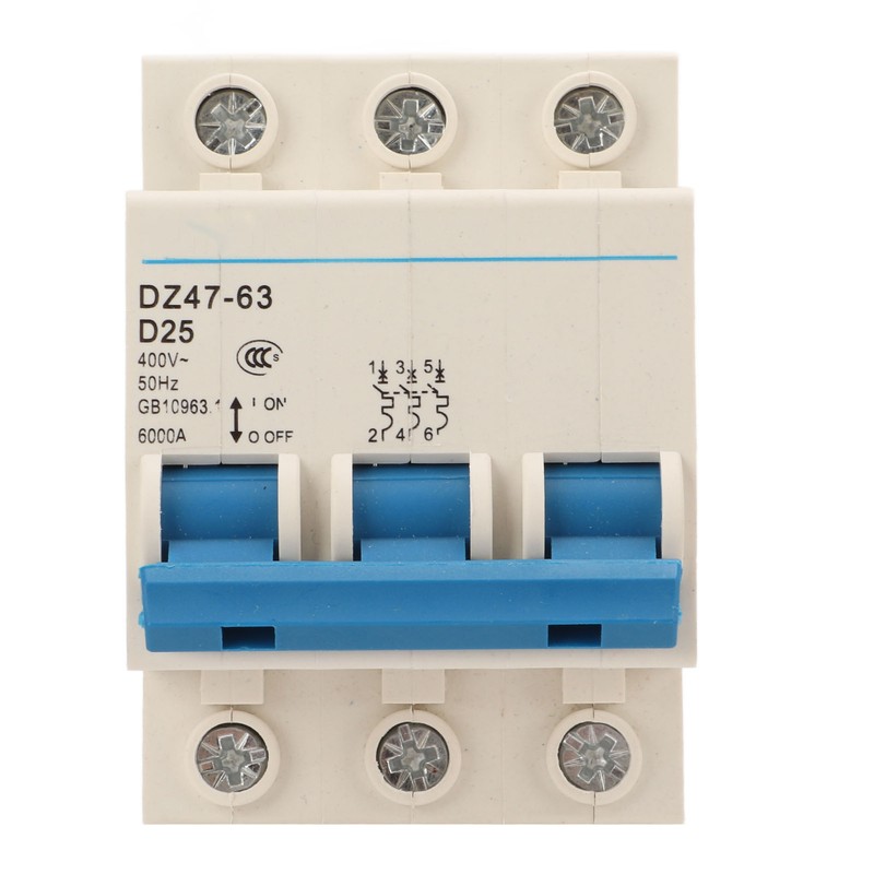 Miniature Circuit Breaker Flame Retardant Housing 3P Automatic Circuit Breaker
