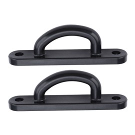 2PCS Rotary Latch D Striker Plate 4in Length Long Lasting Use 5423020000 for Ranch Truck Cap Glass Doors