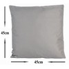 JACK Set of 2 Outdoor Cushion Covers, 45 x 45