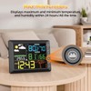 DOOMAY Weather Stations Wireless Indoor Outdoor Thermometer Monitor,Display Digital Hygrometer