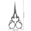 Retro Scissors Stainless Steel Gourd Shape DIY Vintage Small Embroidery