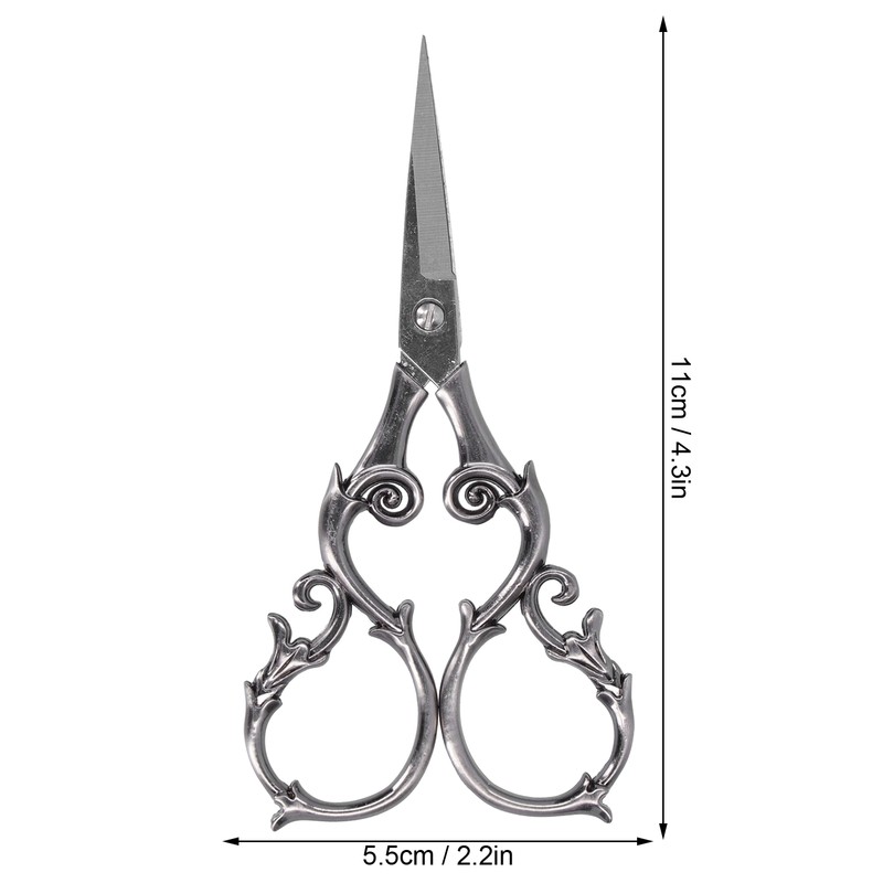 Retro Scissors Stainless Steel Gourd Shape DIY Vintage Small Embroidery