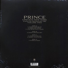 PRINCE : UPSTATE NEW YORK VOLUME 2, SYRACUSE BROADCAST 1985 - NEW SEALED DOUBLE VINYL