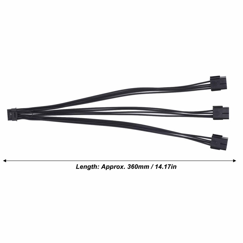 16Pin to 3X 8 Pin Gpu Cable PCIE 5.0 12VHPWR