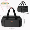 LUXJA Large Capacity Craft Bag with Shoulder Strap, Craft Tote