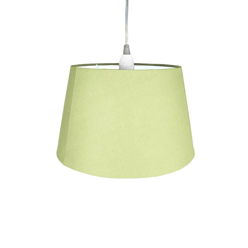 Loxton Lighting Cotton Drum Shade – Easy Fit ES/BC Shade