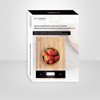 JS Gourmet Rectangular Wooden Bamboo Food Scale, High Precision Sensor