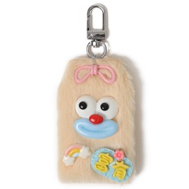 Wigo Mini Lucky Charm Monster Nuigurumi Keychain for Women, yellow