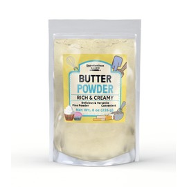 Unpretentious Butter Powder, 8 oz, Savory & Creamy, Convenient, Seasoning & Ingredient