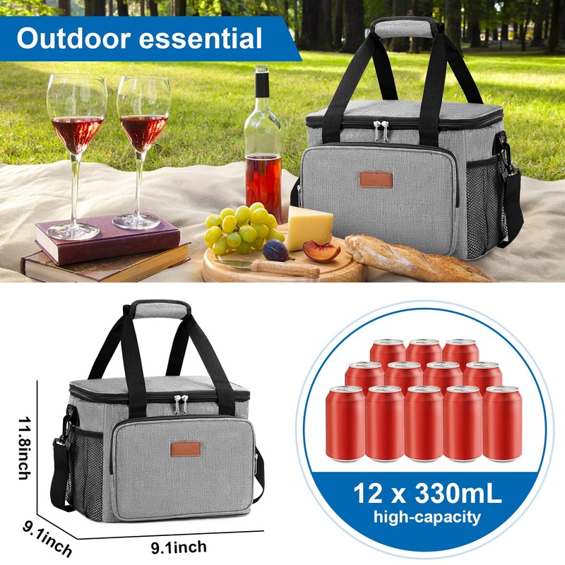 DONGMEIWANG Reusable Lunch Box for Men/Women - Insulated Lunch Bag