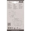 Burg Wächter Stop Lock for Drawers MZ 23/25 mm Polished Brass,