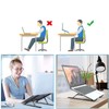 Laptop Stand Notebook Foldable 10-Levels Angles Adjustable Computer Stand Table