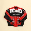 YoungLA - Graphic Racer Jacket in Red, Black and White