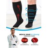 AMITOFO Plus Size Compression Socks Wide Calf for Women Men,