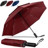 Lehwoik Umbrella Windproof Strong, Double Canopy Folding Umbrella, 8*2 Fiberglass