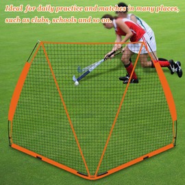 Strong Camel Folding Lacrosse Goal 6 x 6-Feet Backyard Shooting Practice Net