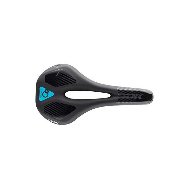 DDK Saddles: 3736MF Comfort Plus Unisex MTB Saddle in Black-BLACK
