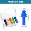 5 Pares Tapones de Oido de Silicona Impermeables con Estuche