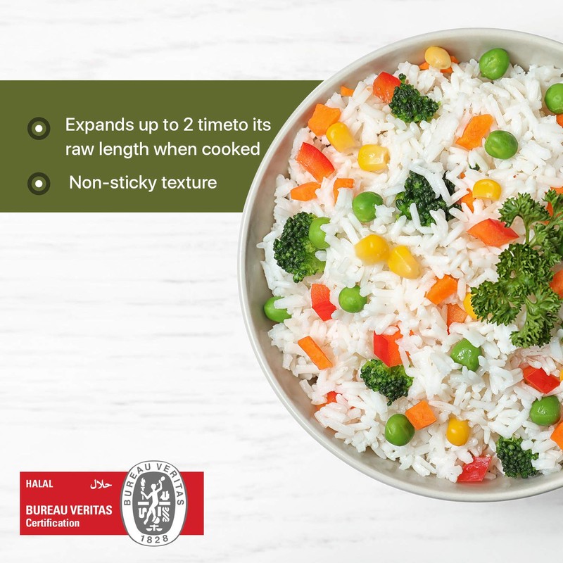 Himalayan Chef 5569 White Basmati Rice, (Pack of 2), 2