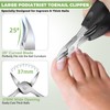 2025 Toenail Clippers for Seniors Thick Toenails, Angled Head Large
