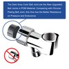 YOO.MEE Shower Arm Bracket for Handheld Shower Head, Adjustable Holder