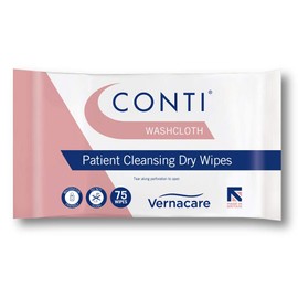 Conti CWW075P Washcloth Patient Cleansing Wipes Overall Body (Pack of 75)