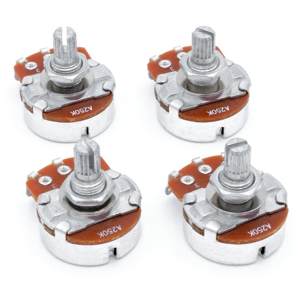 Xuxing 4PCS Guitar Large Potentiometer Audio Volume Taper Pots for
