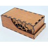 Vulcan Forge GEARS Dice Tower Tray wood & clear acrylic
