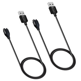 2 PCS Compatible With Garmin Watch Charger Cable,Garmin charger cable,Charger Compatible with Garmin Fenix 5 5S 5X Plus 6 6S 6X Pro 7 7S 7X etc,It is a perfect replacement item（Black）