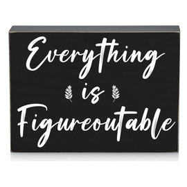 SEIFUD Everything is Figureoutable - Inspirational Journal for Personal Growth and Goal Setting (CA7US-061)