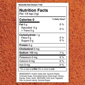 The Spice Lab Nashville Hot Chicken Seasoning - All Purpose Spicy Dry Rub for Fried Chicken, Pork Chops, Vegan Chicken & More - Gluten Free & Kosher Southern Flavor – 6.5 oz Shaker 3 Pack – 7106