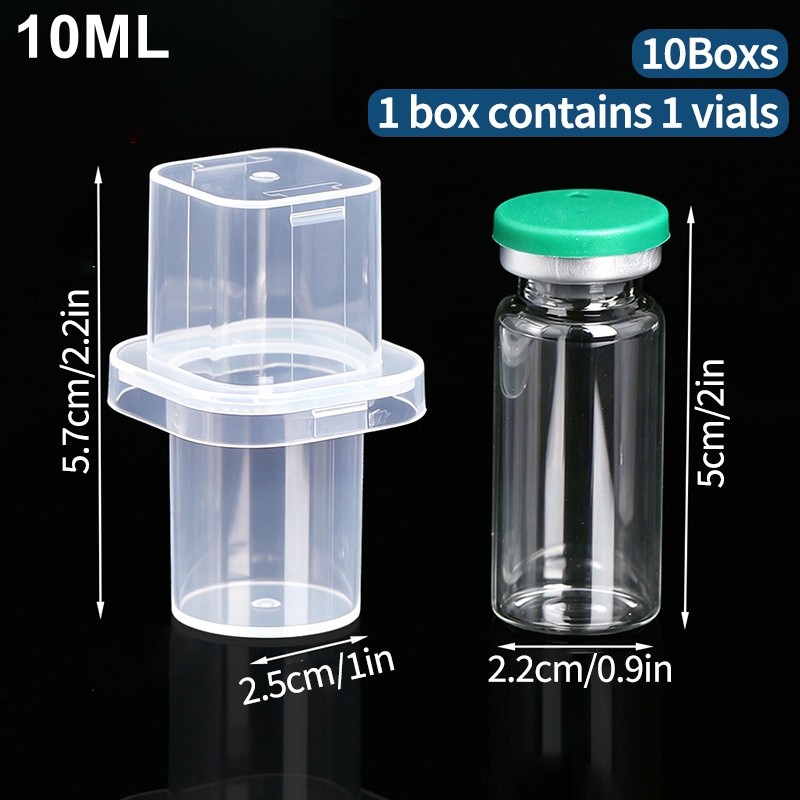 OrganiMax Refrigerator Storage Box – Peptide Vial Freezer Tube Container,
