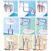 Thermostatic Mixing Valve Kiser Mixing Hot G1/2" Faucet Temperature Control