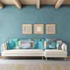 HOSTECCO Teal Cushion Covers 50x50 cm Pack of 4 Turquoise