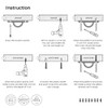 MAMOI® Ceiling hook, Heavy duty bracket, Attachment and hanging accessories
