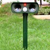 Ultrasonic Solar Animal Repeller Professional High Sensitivity Infrared Long Range